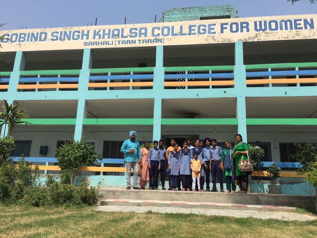 Picture outside school Sarhali Taran Taran